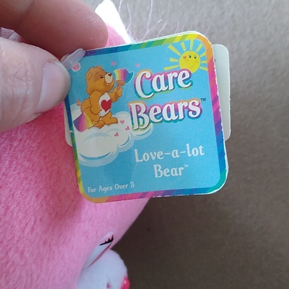 Care Bear 2002 plush stuffed animal VINTAGE LOVE A LOT BEAR - Picture 9 of 14